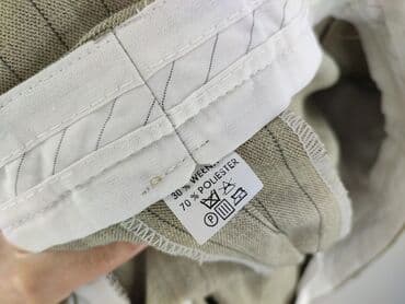 spodnie z jedwabiu naturalnego: Spodnie garniturowe dla mężczyzn, rozmiar S — 5