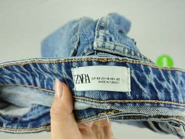 mom fit zara jeans: Zara, Jeansy damskie, rozmiar L — 4