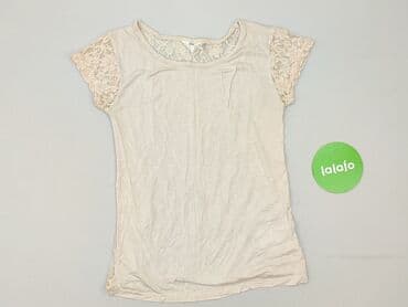 beżowe buty na koturnie ccc: Bluzka damska, S — 2