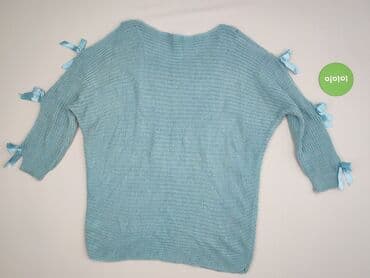 sweter z wiązaniem na plecach: Sweter damski, rozmiar One size — 3