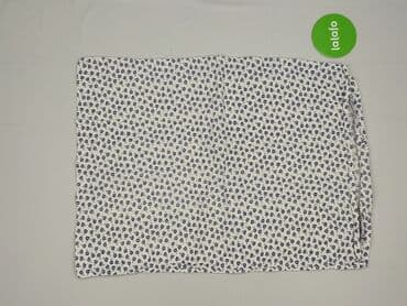 Pillowcases: Biało-granatowa tkanina w drobny wzór, idealna na letnie ubrania lub — 3