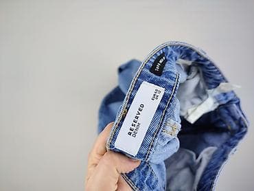 wysoki stan: Reserved, Jeansy damskie, rozmiar L — 4