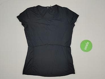 czarne dresy: T-shirt damski, rozmiar M — 2