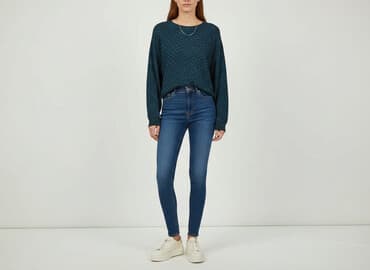top sweterkowy zara: Zara, Sweter damski, rozmiar M — 1