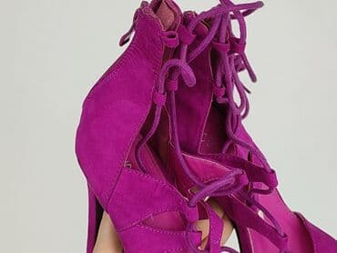 sinsay klapki na obcasie: Sandały damskie, rozmiar 38 — 8