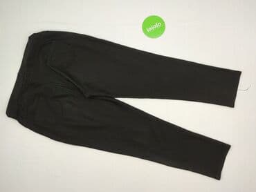 Women: Material trousers for women, size 3XL (EU 46) — 3