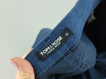 niebieska spódnice plisowane: Spódnica damska, XL — 4