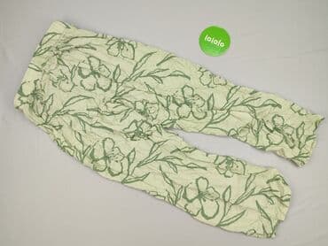 krótkie spodenki z szerokimi nogawkami: Spodnie materiałowe damskie, rozmiar S — 3