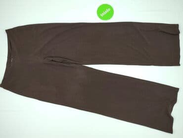 legginsy damskie plus size: Material trousers for women, size XL (EU 42) — 2