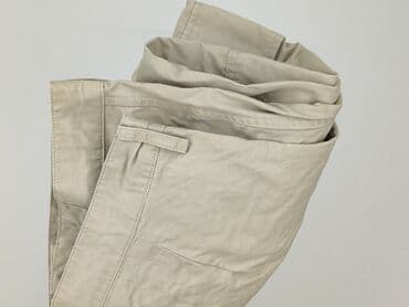 beżowe buty na koturnie ccc: Stradivarius, Spodnie 3/4 damskie, rozmiar M — 6