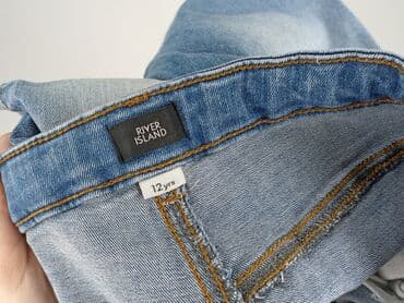 bluzka boho allegro: Spodnie jeansowe, River Island, 12 lat, 152, stan - Bardzo dobry — 5