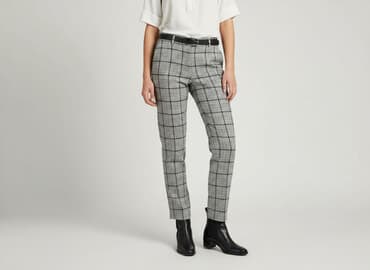 hm spodnie zimowe: H&M, Spodnie materiałowe damskie, rozmiar S — 7