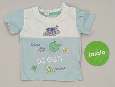 koszula w geometryczne wzory: T-shirt, 1-3 months, condition - Very good — 2