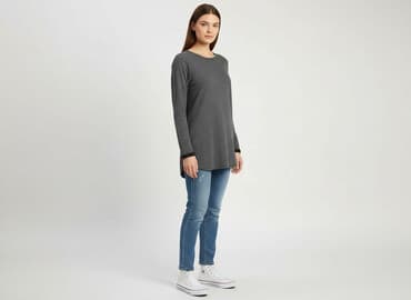 oysho bluzka z długim rękawem: Topshop, Koszula damska, rozmiar L — 1