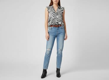 bluzka zebra h m: H&M, Bluzka damska, rozmiar S — 1