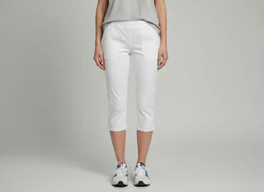 białe rajstopy 164: Legginsy Krótkie damskie, rozmiar S — 6