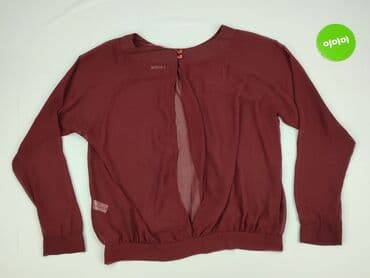 czerwona bluzki z bufkami: Selected Femme, Bluzka damska, M — 3