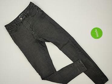 czarne jeansy pull: Cropp, Jeansy damskie, rozmiar S — 2