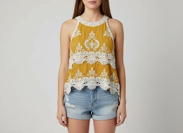 bluzka na drutach na lato: New Look, Top damski, rozmiar M — 1