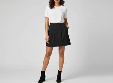 spódnica z eko skóry reserved: Spódnica damska, rozmiar S — 6