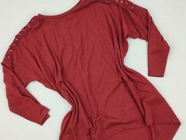 czerwony stanik pod białą bluzkę: Bluzka damska, rozmiar M — 1