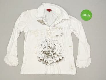 białe bluzki ze zlotym nadrukiem: Bluzka damska, rozmiar M — 2