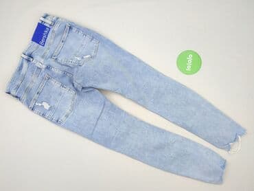 birkenstock klapki ccc: Bershka, Jeansy damskie, M — 4