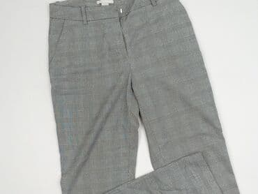 spodnie czerwone w kratę h m: H&M, Material trousers for women, size XS — 2