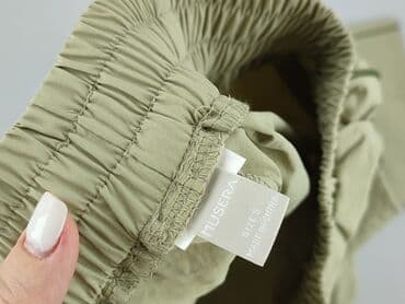 oliwkowe buty: Spodnie materiałowe damskie, rozmiar S — 4