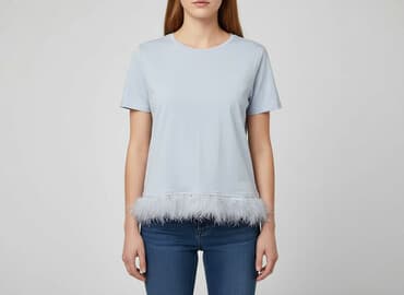 koszulka river island: River Island, T-shirt damski, rozmiar L — 1