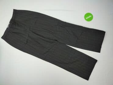 spodnie z wysokim stanem dla wysokich: Vanilia, Spodnie materiałowe damskie, M — 2