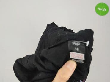 spodnie wrangler czarne: F&F, Spodnie 3/4 damskie, rozmiar 2XL — 5