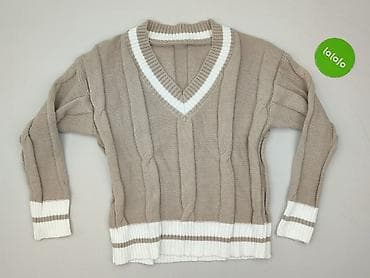 sweter z dekoltem v: Sweter damski, rozmiar S — 2