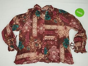 bluzki boho czarne: Bluzka damska, rozmiar 4XL — 2
