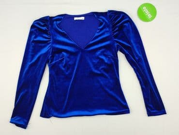 bluzki welurowa z krótkim rękawem: Bluzka damska, rozmiar S — 3