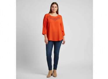 pomarańczowa marynarka mohito: Capsule, Bluzka damska, XL — 8