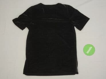 bluzki welurowa z krótkim rękawem: Cubus, Bluzka damska, rozmiar XS — 4