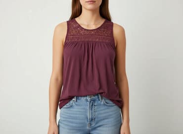 bluzki bezszwowe: H&M, T-shirt damski, rozmiar L — 7