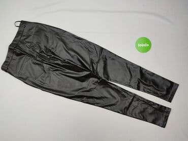 legginsy woskowane wysoki stan: Boohoo, Spodnie damskie, M — 3