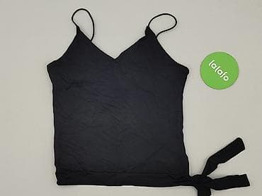 czarny top cropp: Terranova, Top damski, rozmiar M — 2