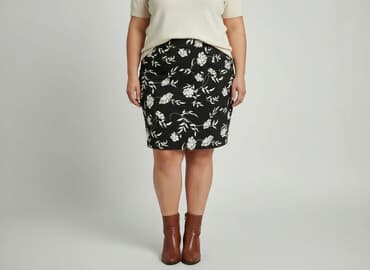 spódniczka midi ołówkowe: Spódnica damska, rozmiar 4XL — 1