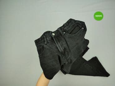 jeansy z wiazanymi nogawkami: Bershka, Jeansy damskie, rozmiar S — 5