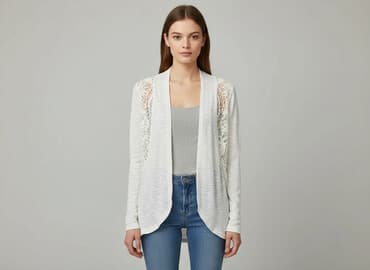 sukienki z kaszmiru: Kardigan damski, rozmiar L — 6