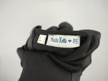 czarna sukienka ze srebrnymi wstawkami: Bonprix, Sukienka damska, M — 5