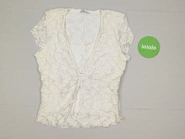 eleganckie białe bluzki wizytowe: Petite, Women's blouse, size M — 3