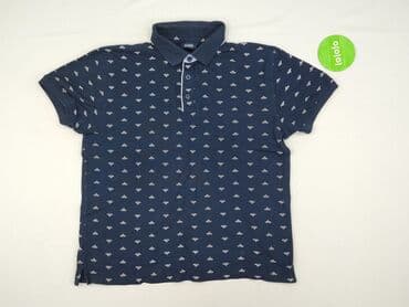 sukienki w łódkę: Blue Seven, Koszulka polo dla mężczyzn, L — 2