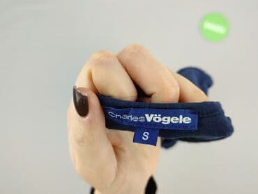 koszulki z dekoltem v: Charles Vögele, Bluzka damska, S — 4