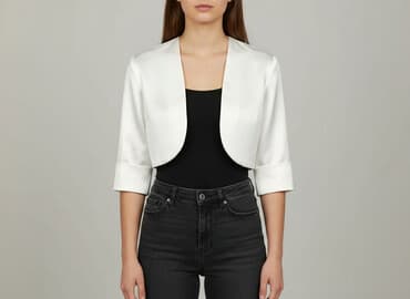 sukienki na wesele z bolerkiem: Bluzka damska, rozmiar S — 1