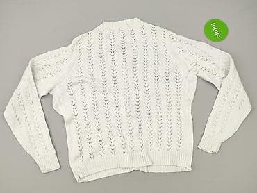 bialy sweter reserved: Kardigan damski, rozmiar 7XL — 3
