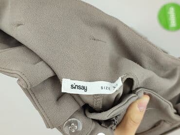 c a spodnie damskie z wysokim stanem: Sinsay, Spodnie materiałowe damskie, rozmiar XS — 5